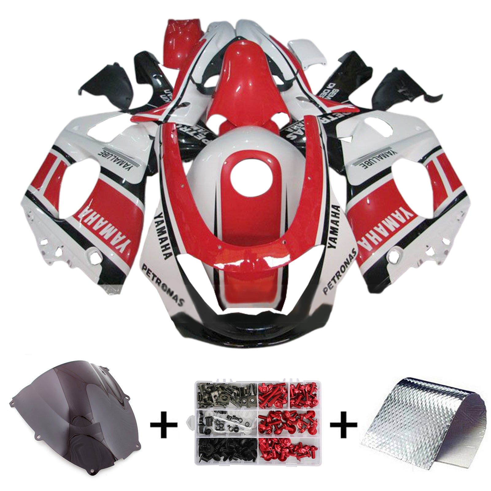 1996-2007 Yamaha YZF 600R Thundercat Kit de carénage d'injection carrosserie plastique ABS