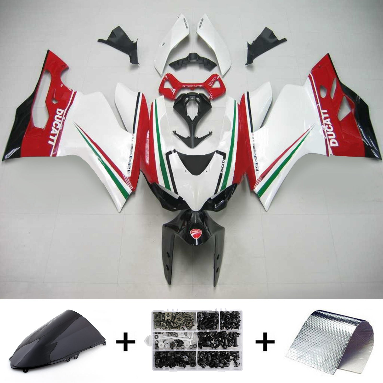 2012-2015 Ducati 1199/899 Injection Fairing Kit Bodywork Plastic ABS