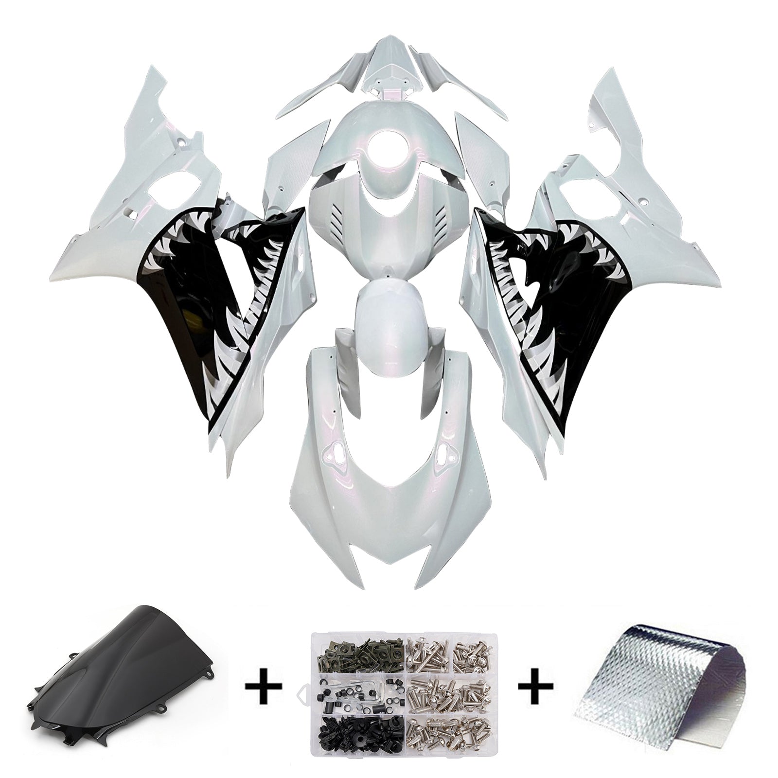 Injection Fairing Kit Bodywork Plastic ABS fit For Yamaha YZF-R6 2017-2023