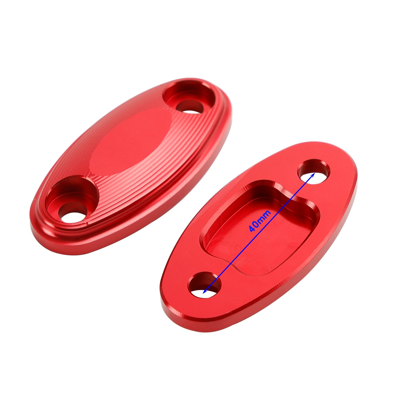 ALUMINUM MIRROR BLOCK OFF PLATES HOLE CAPS FOR HONDA CBR 650 F R 2014-2019