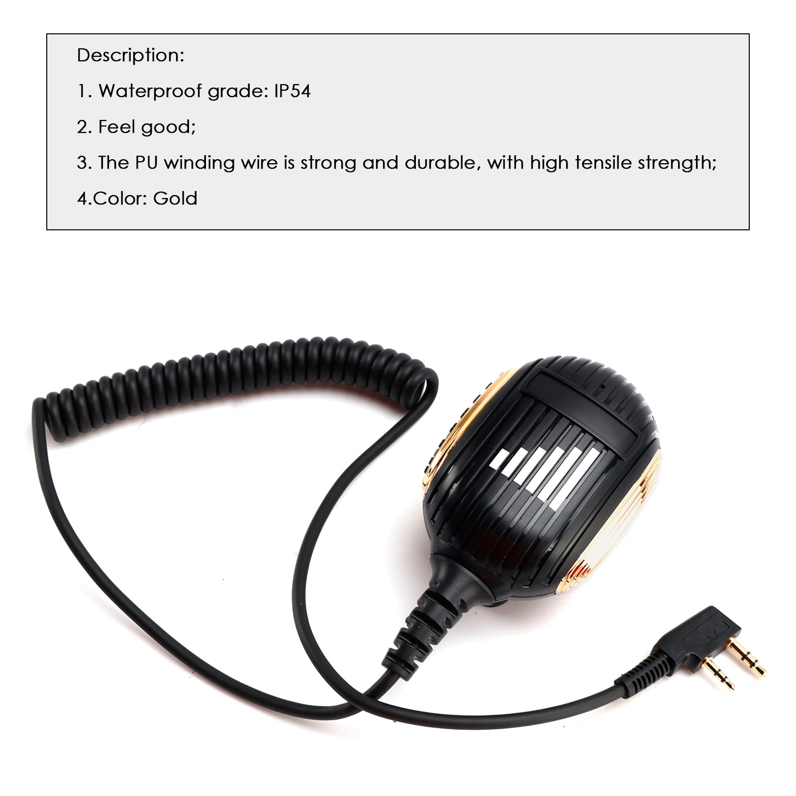 K-SM26 Microphone Haut-Parleur pour TK-220 TH-F6 RPU499A KG669 TG-2AT PX333 LT-3288