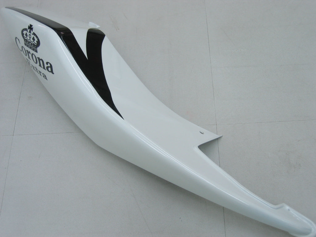 2005-2006 GSXR1000 White Black Bodywork Fairing ABS Injection Molded Plastics Set Generic