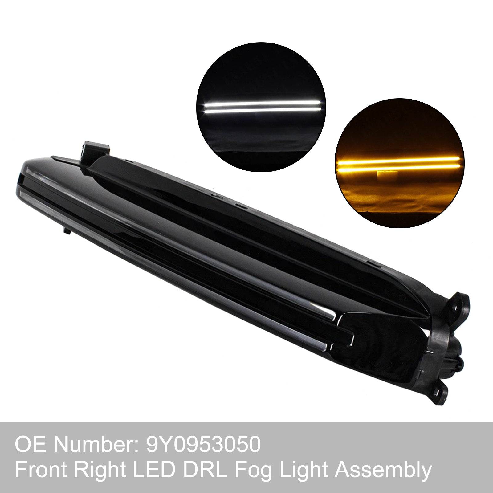2018-2022 Porsche Cayenne Turbo Fram Höger LED DRL Dimljusenhet 9Y0953050