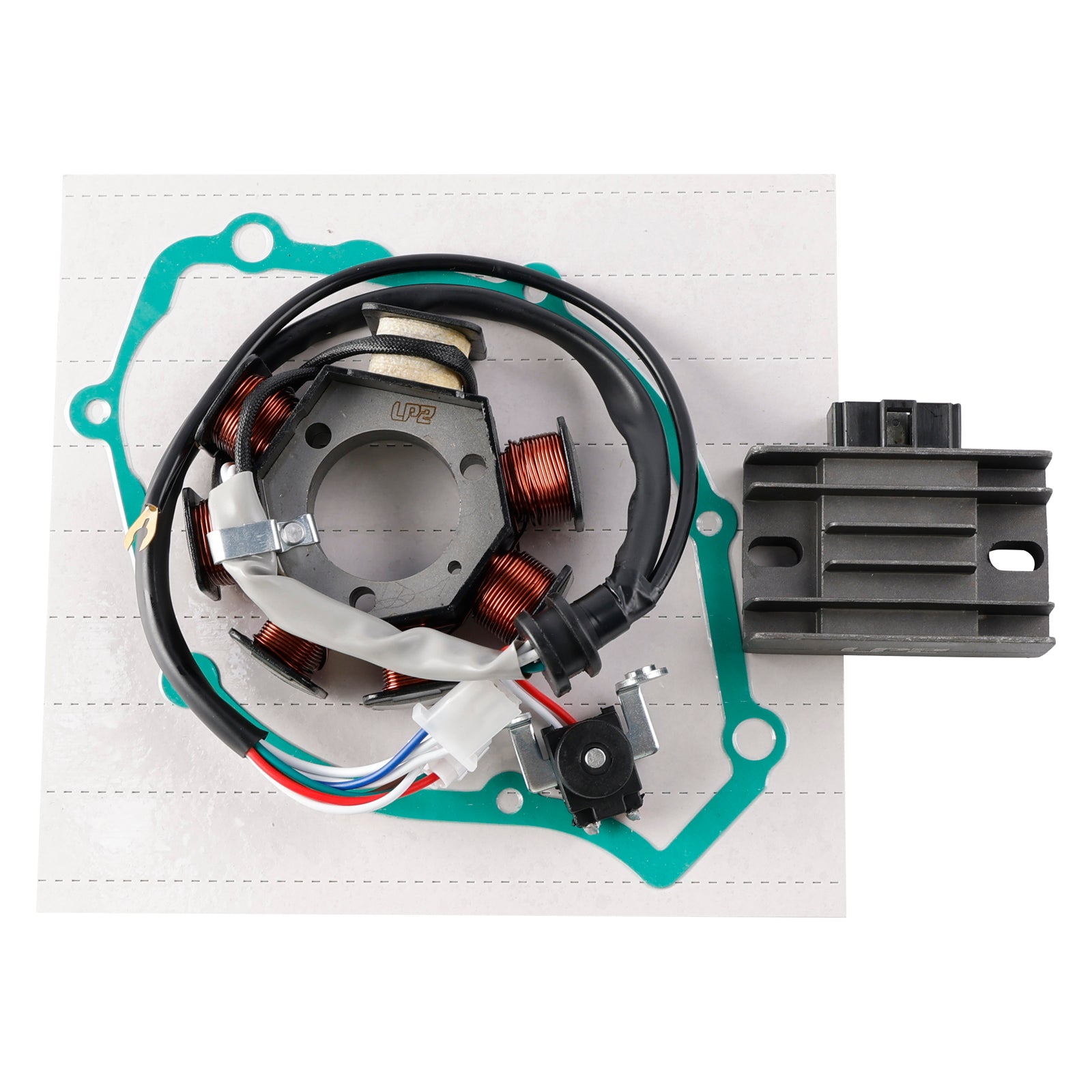 8 Coils Stator regulátor usmerňovača tesnenia pre Yamaha YBR 125 YBR125 2008 2010