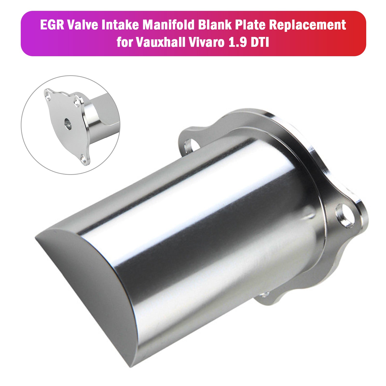 Remplacement de plaque vierge de collecteur d'admission de vanne EGR pour Vauxhall Vivaro 1.9 DTI