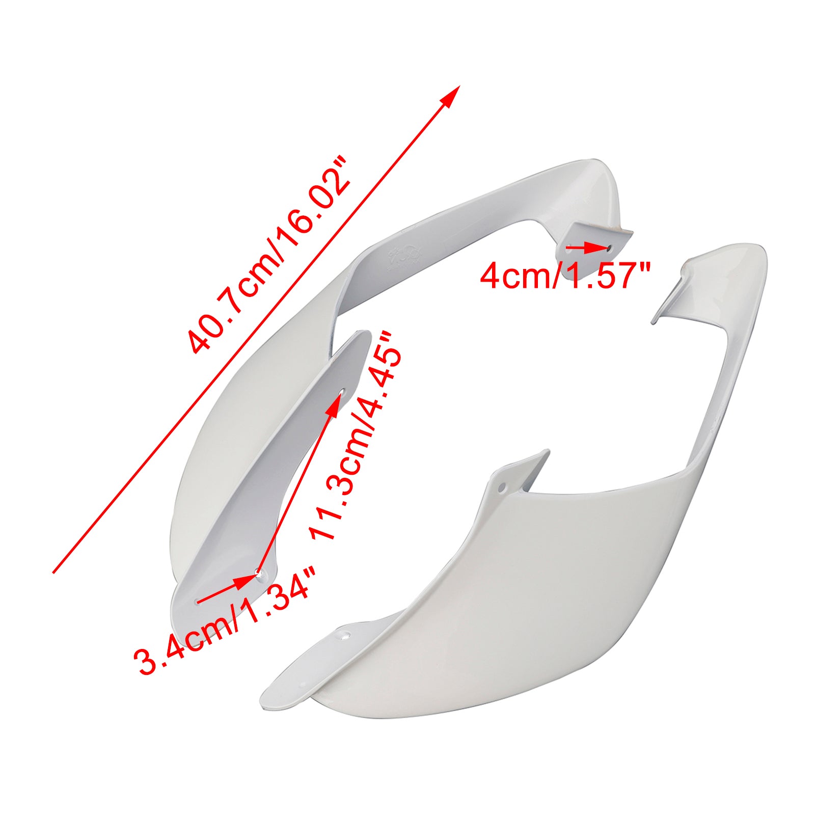 2021-2024 Yamaha YZF R1 R1M ailes latérales avant ailes becquet carénage
