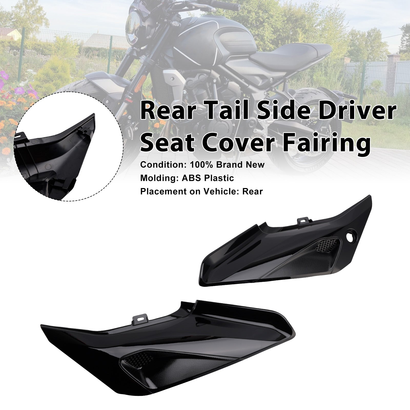 Side Seat Panel Fairing Cowl For Trident 660 2022-2026