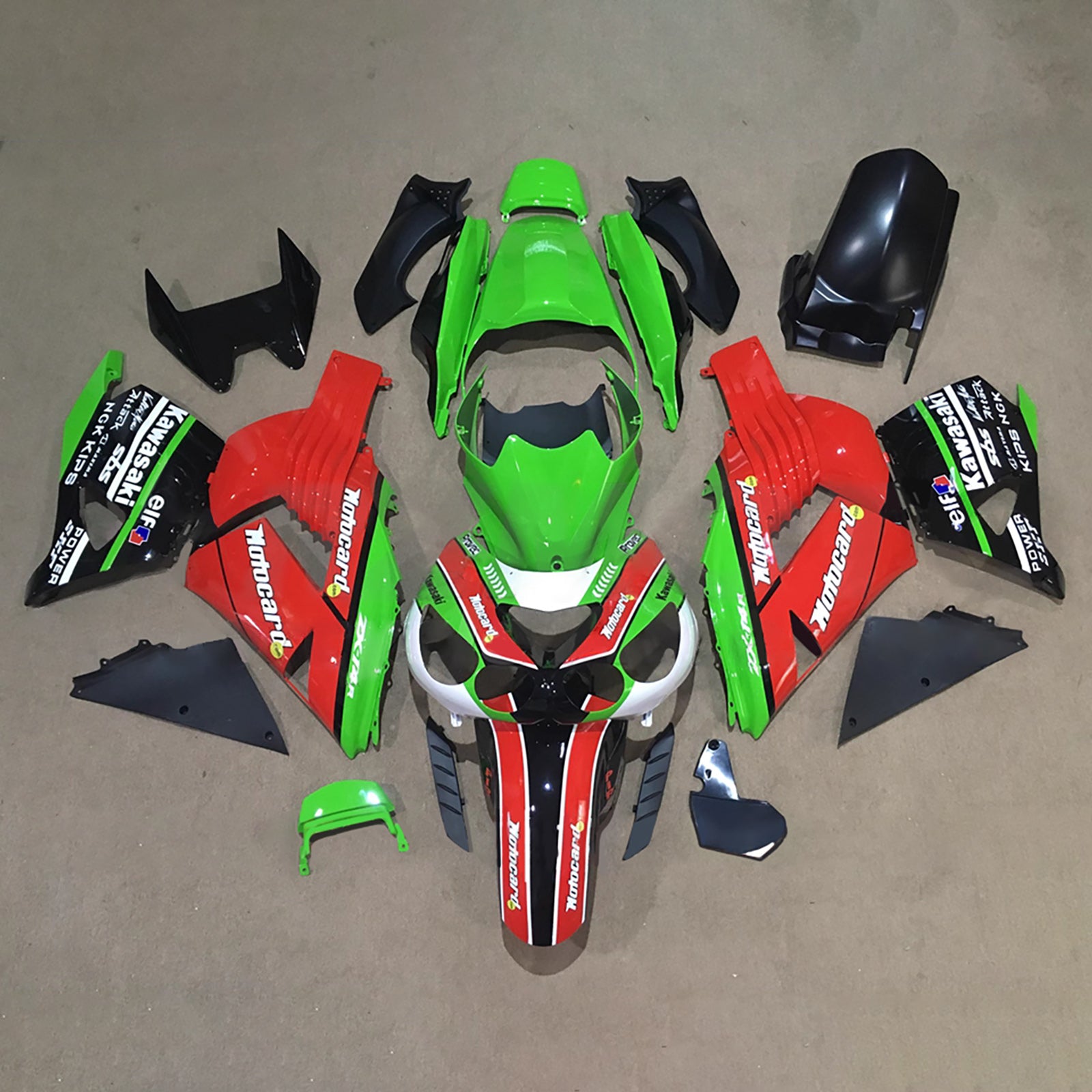 Kit carenatura iniezione Carrozzeria adatta per Kawasaki ZX14R ZZR1400 2012-2025