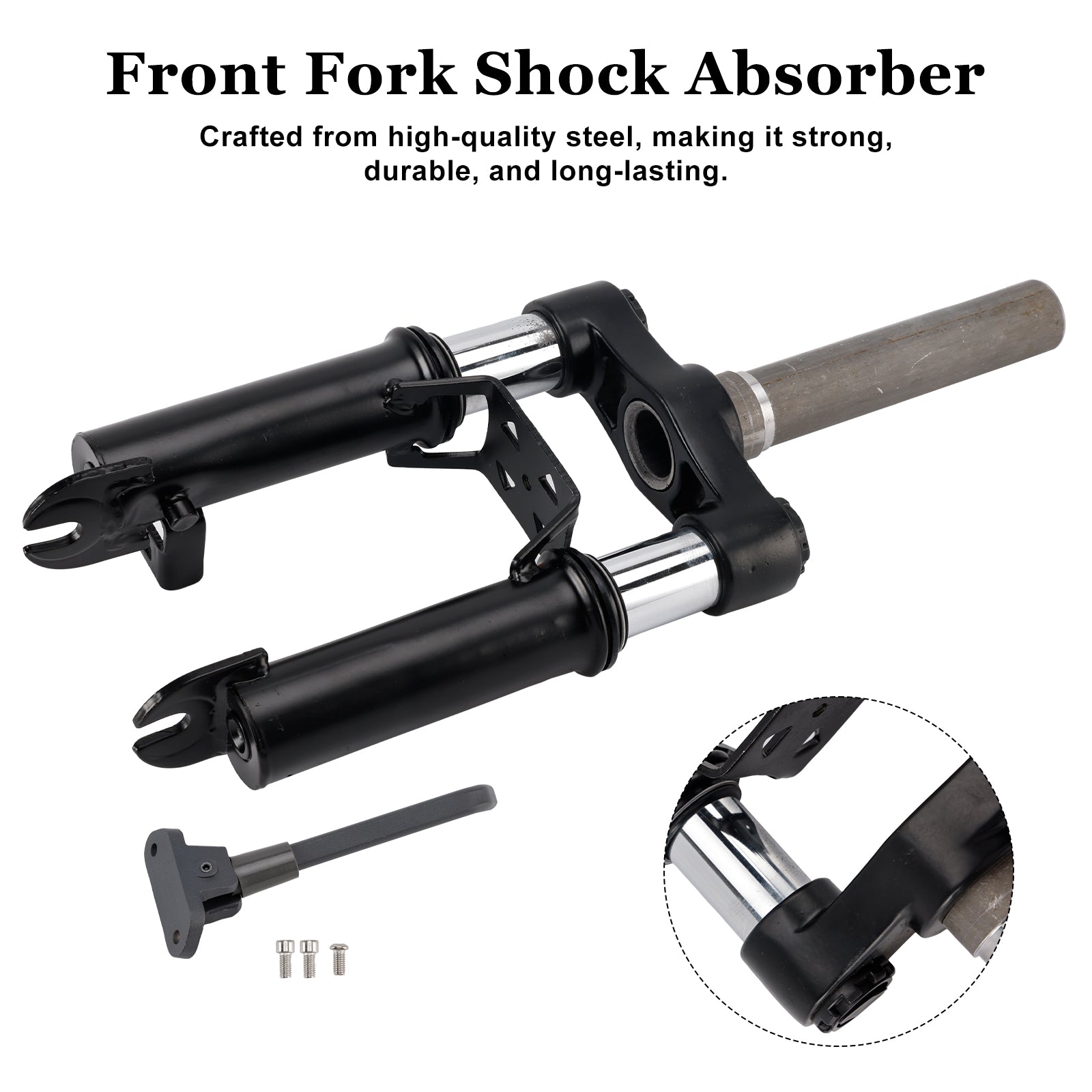 Voorvorkschokdemper met voetstandaard voor Ninebot Max G30 e-scooters