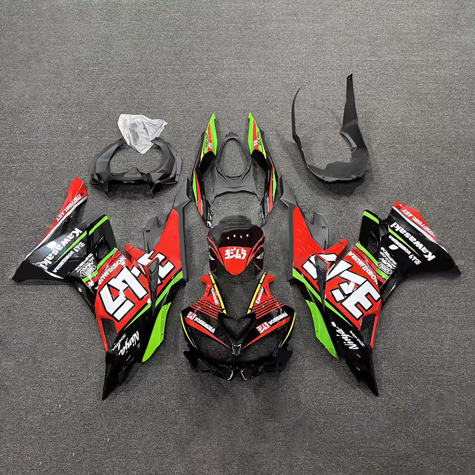 Kit carenatura iniezione adatto per Kawasaki Ninja ZX-25R ZX-4R ZX-4RR 2019-2025