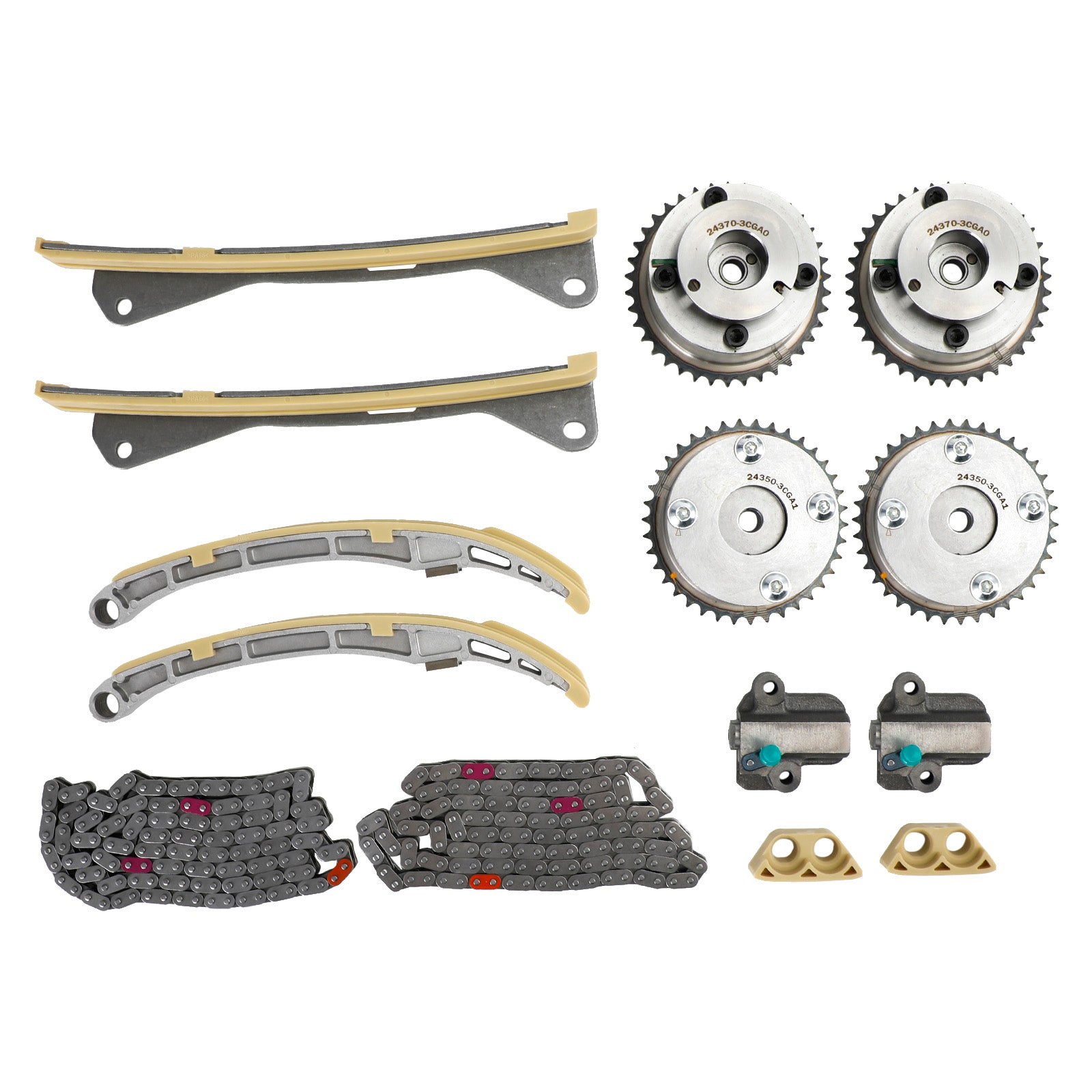 Hyundai Sedona 3.3L 2015-2021 24350-3CGA1 24410-3CGA3 Timing Chain Kit