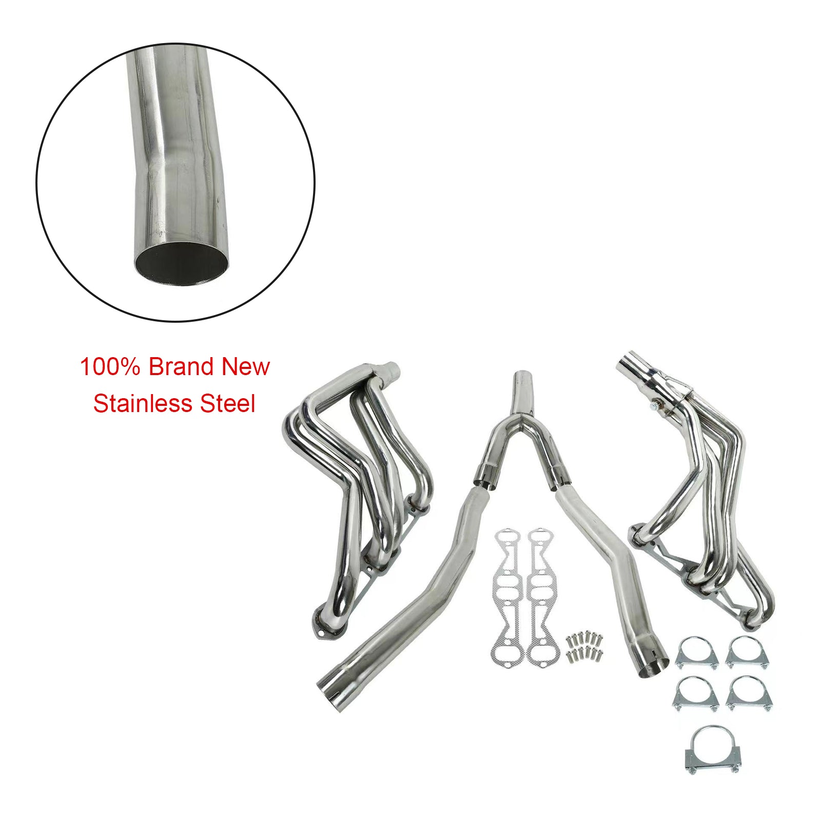 Uitlaatkop Fit Chevy Camaro Fit Firebird 5.0L 5.7L 1982-1992 V8 Lange Buis