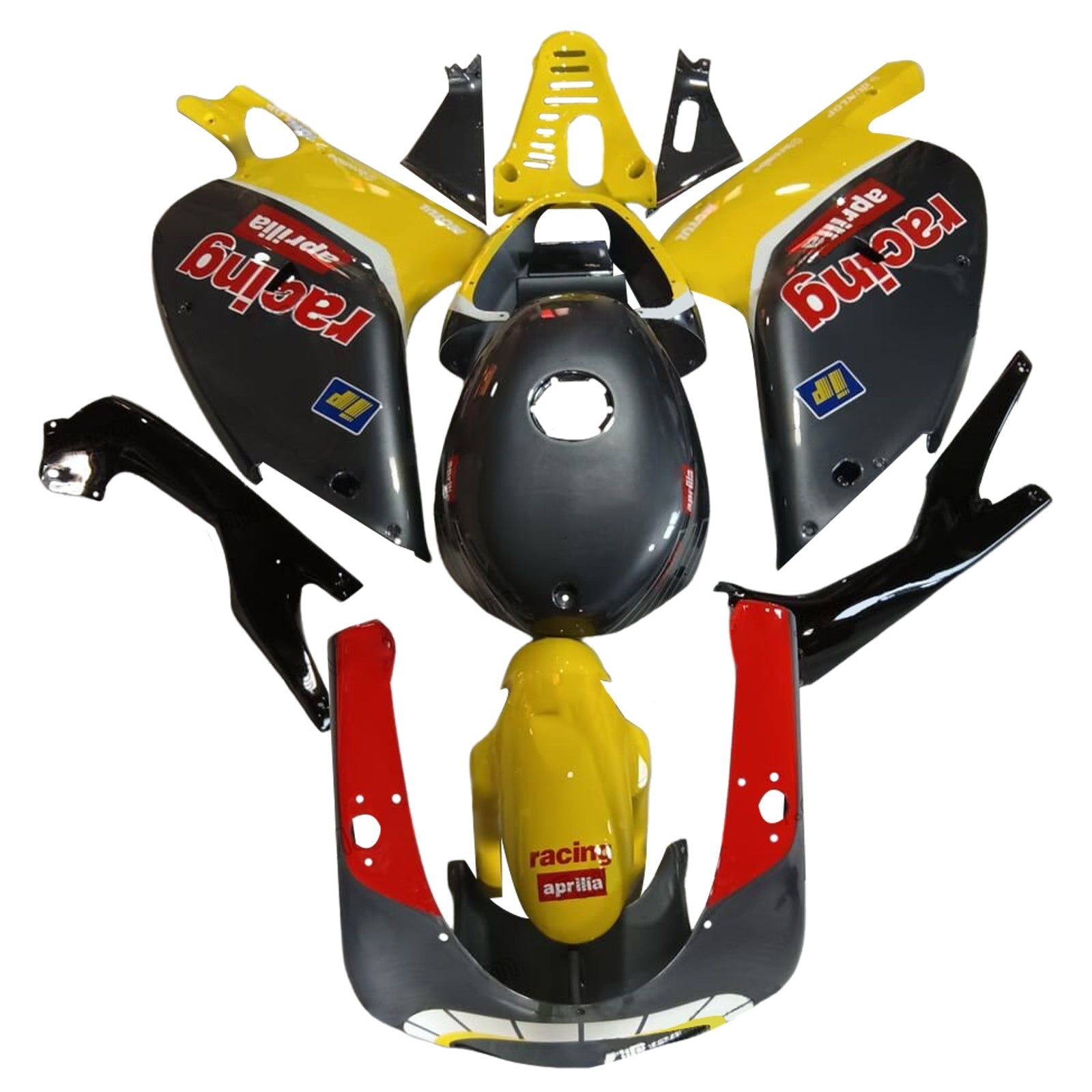 2000-2005 Aprilia RS125 Kit de carénage Kit de carrosserie en plastique Abs