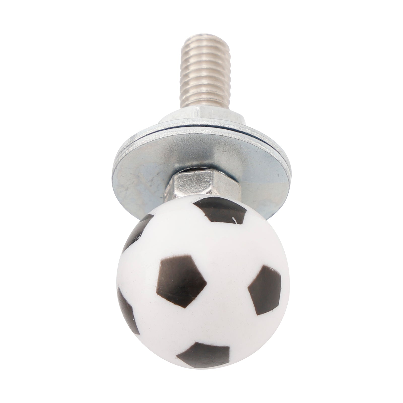 M6 Plastic Custom Head Soccer License Plate Frame Screws Bolts Hardware X4