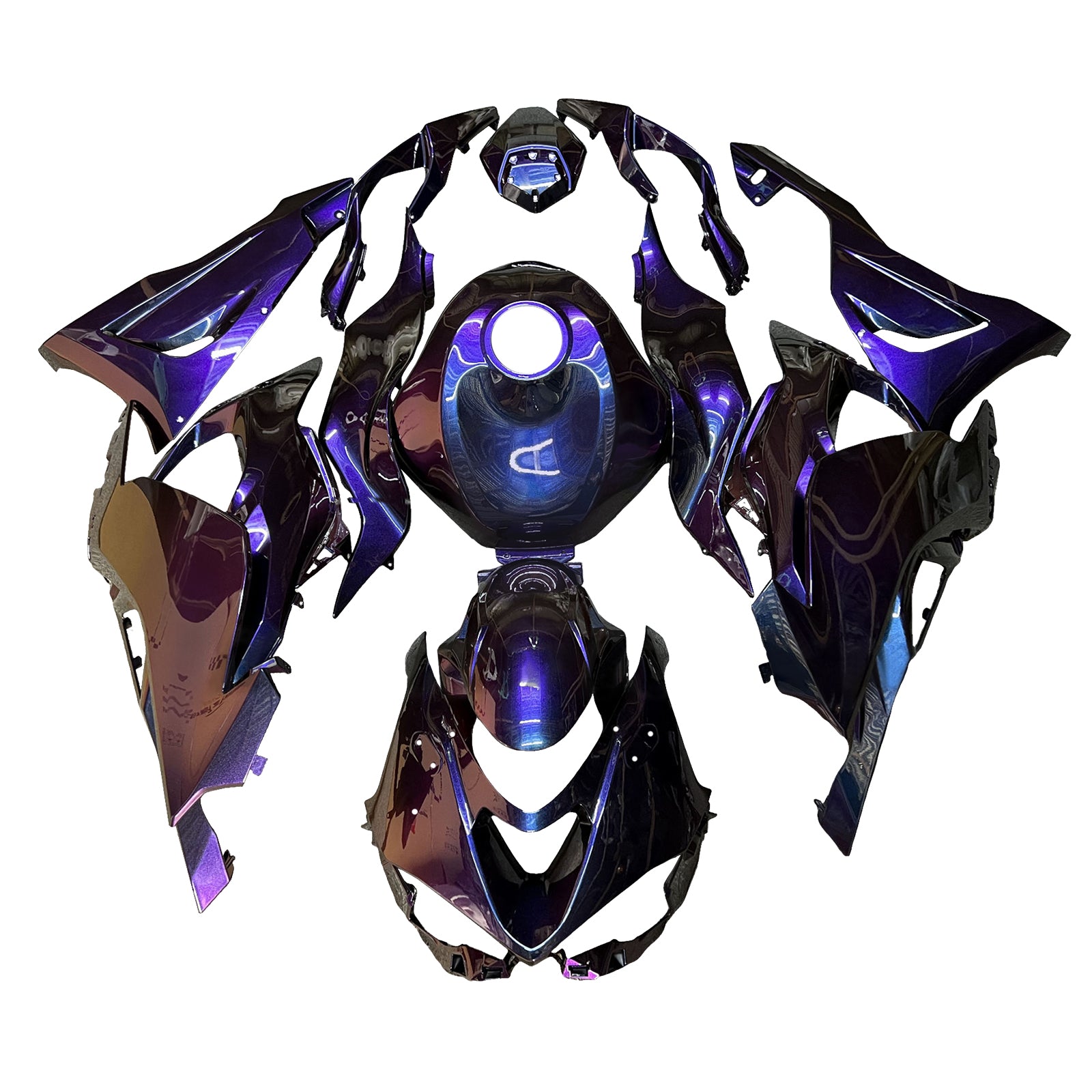 Injeksjon Fairing Kit Bodywork Plast Abs Fit for Kawasaki ZX-6R 2024-2025