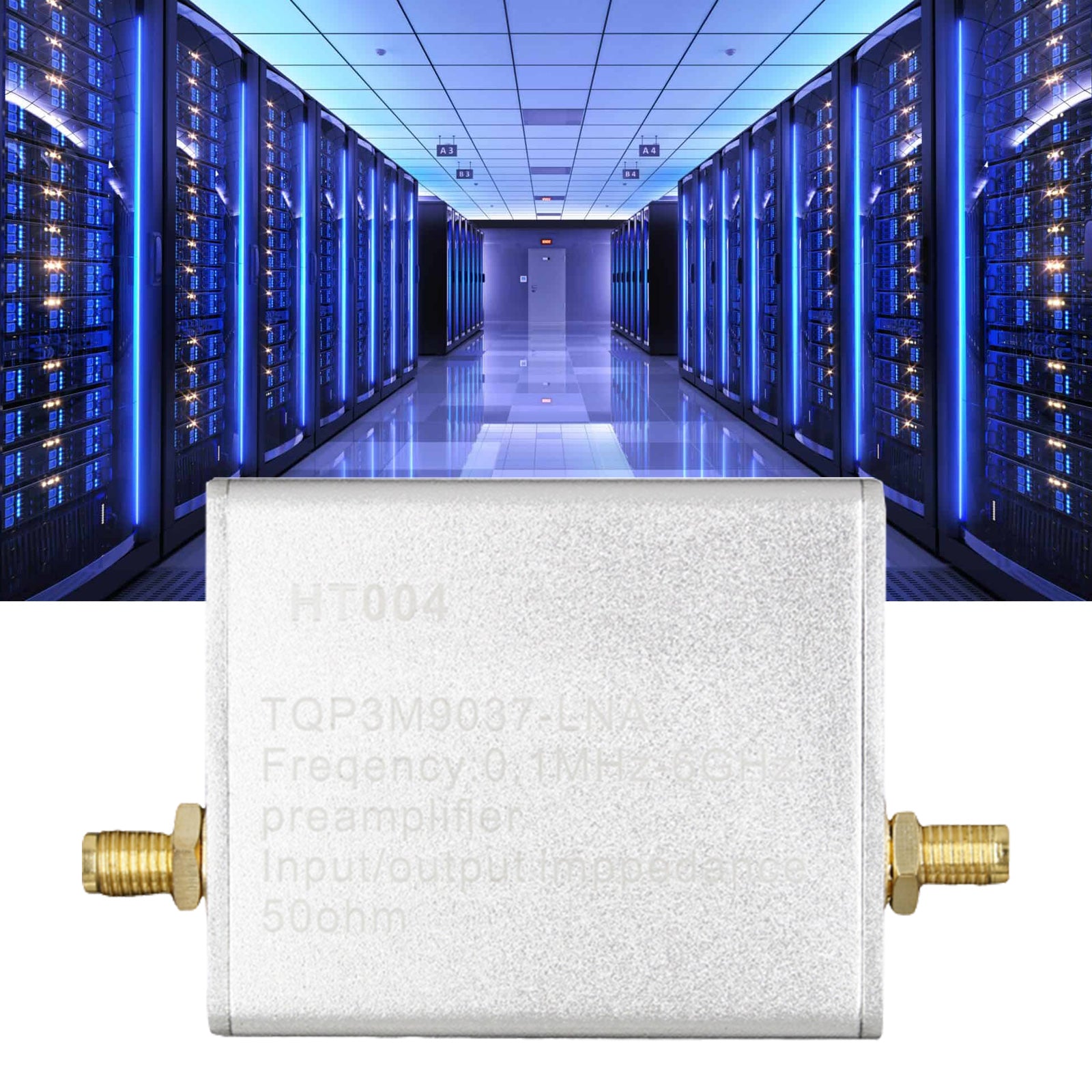 100K-6GHz Full Band Low Noise Versterker 20dB High Gain Power Voorversterker HT004