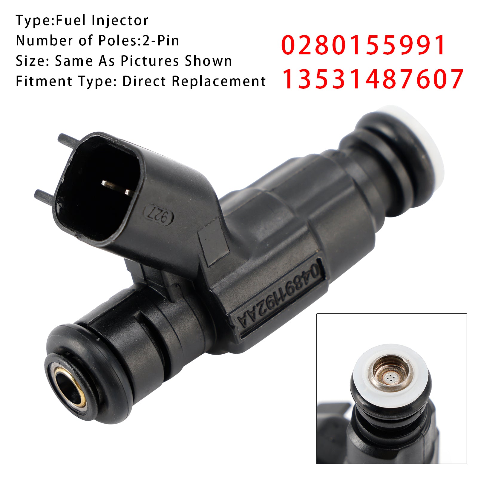 1Pcs Fuel Injector For Mini Cooper One R50 R53 R52 1.6 0280155991 13531487607