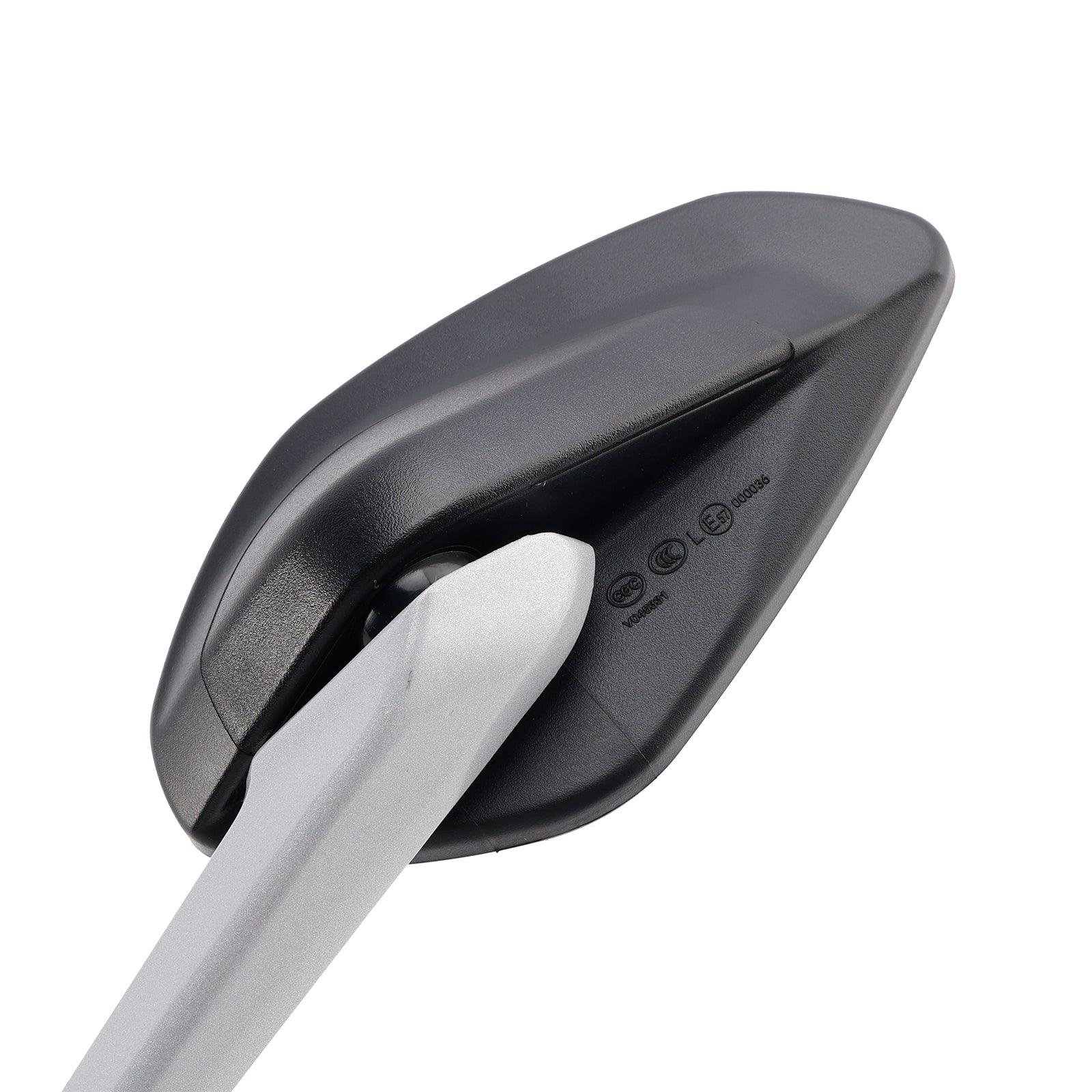 ZWART PAAR ACHTERUITKIJKSPIEGELS VOOR DUCATI MONSTER 797 821 STRIPES 1200 S 2014-2017