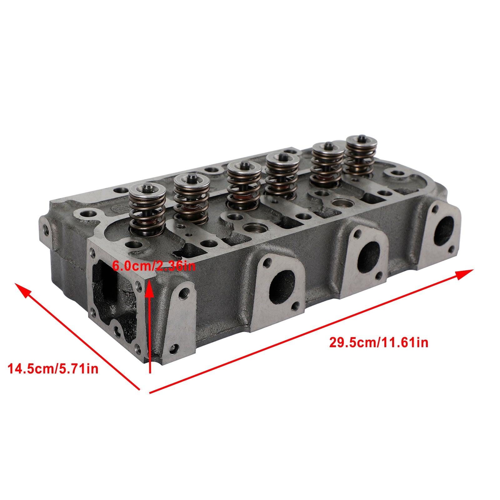 Culasse complète avec ressort de soupape et Kit de joint pour Kubota D1105 RTV1100