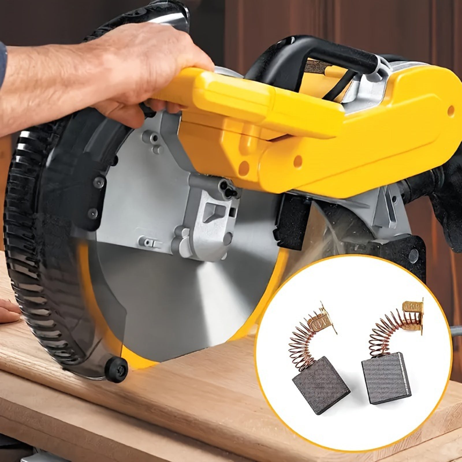 40 Uds. De cepillos de carbono para Motor eléctrico, pieza de herramienta eléctrica de reparación de repuesto de 10 tamaños