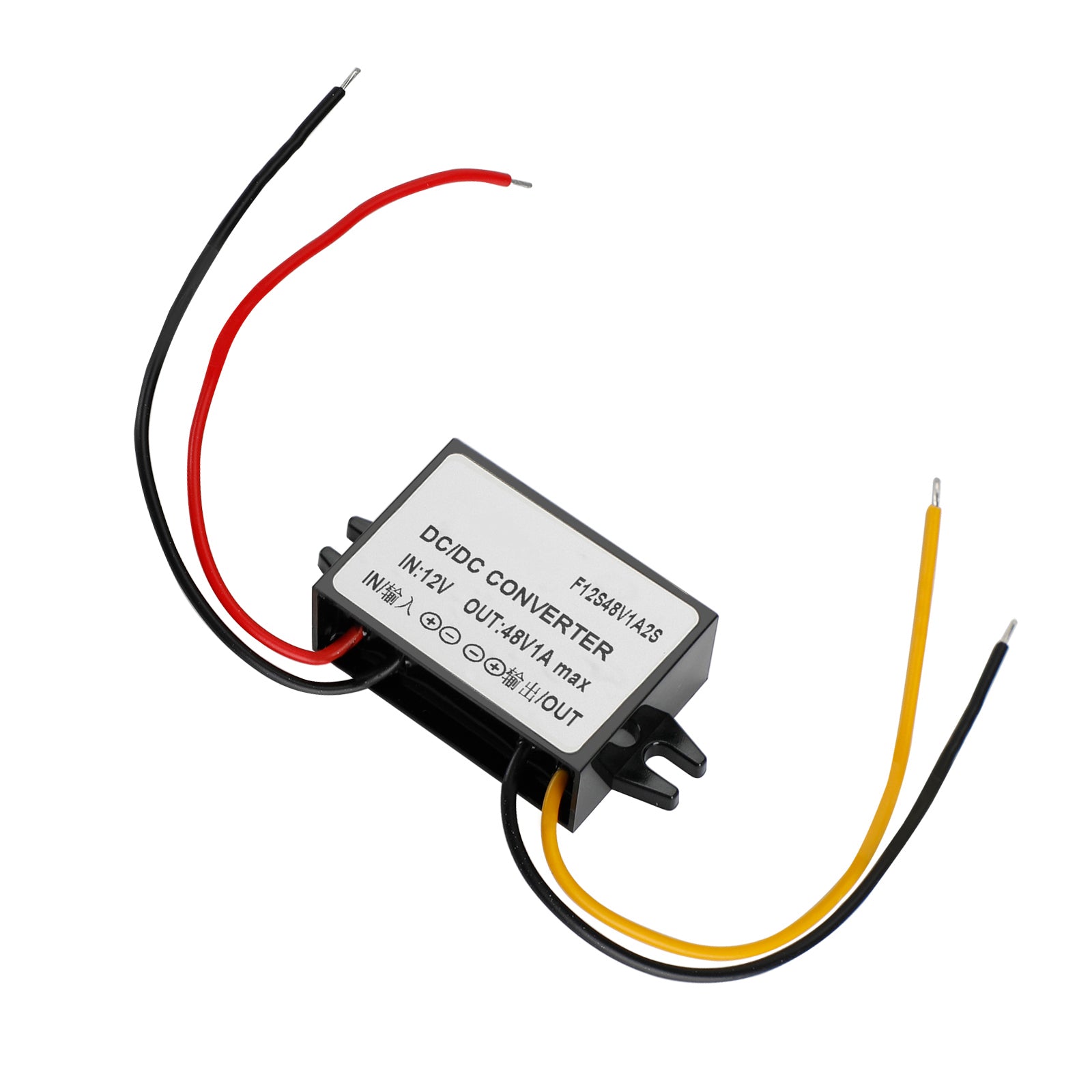 DC-DC 12V-48V 1A 48W Steg upp bilströmförsörjningskonverterare Regulator Vattentät