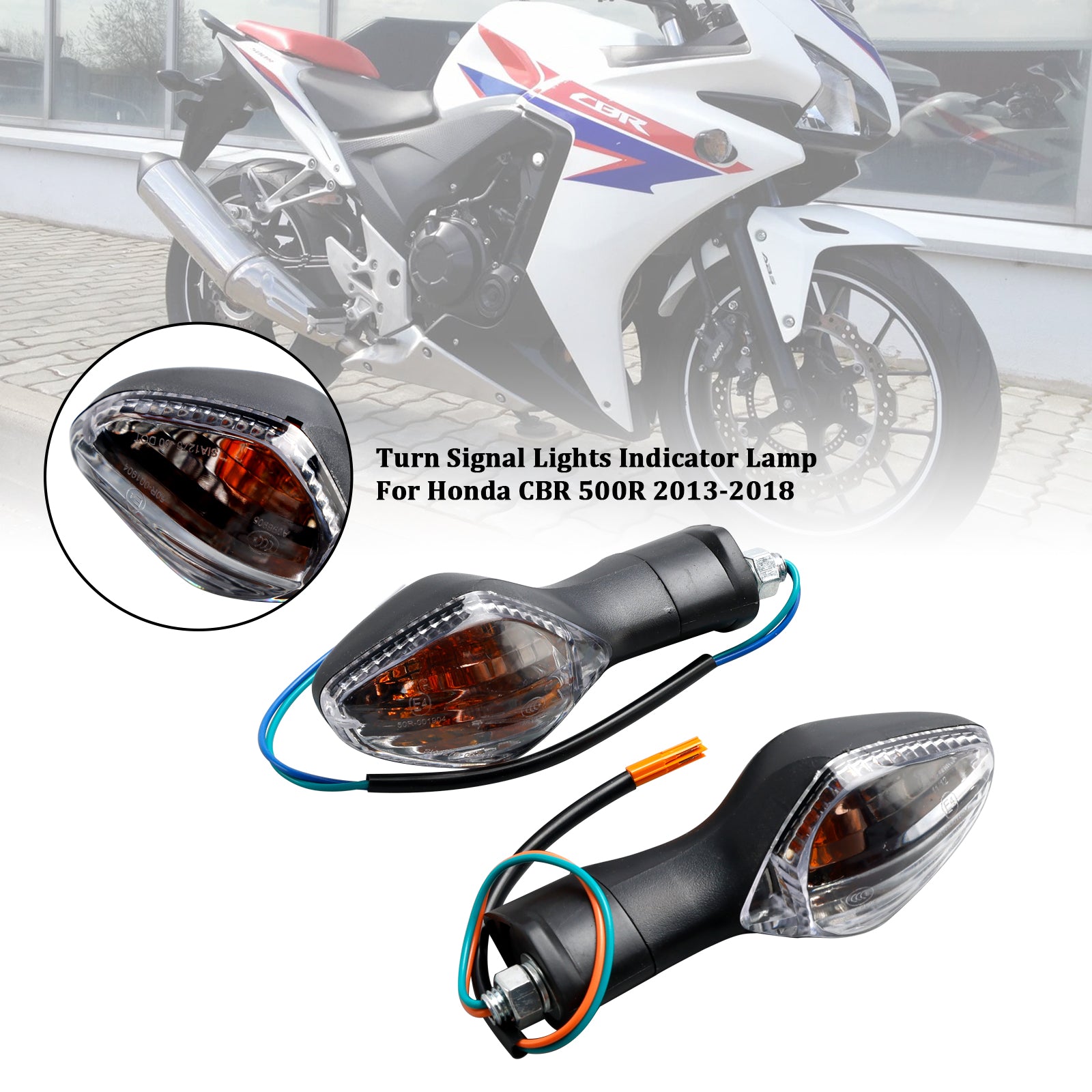 Turn Signal Lights Indicator Lamp For Honda CBR500 CBR650F CTX700 MSX125