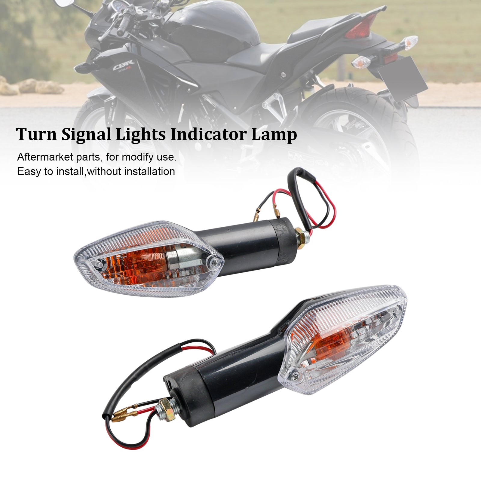 Clignotants, lampe indicateur pour Honda CBR 250R 300R CBF 125 150 CB300