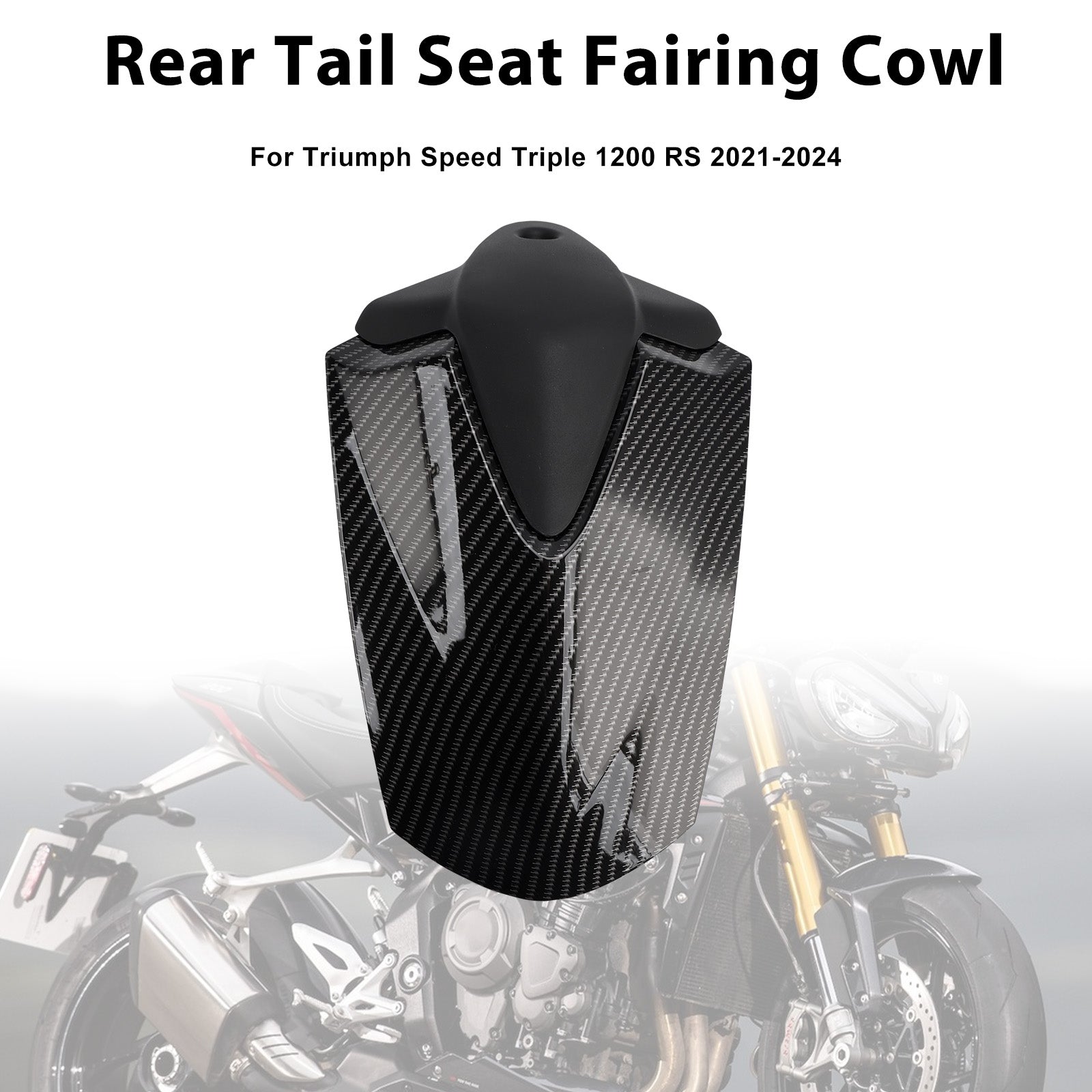 Couvercle de carénage de siège arrière pour Speed ​​Triple 2021 RS 2024 – 1200