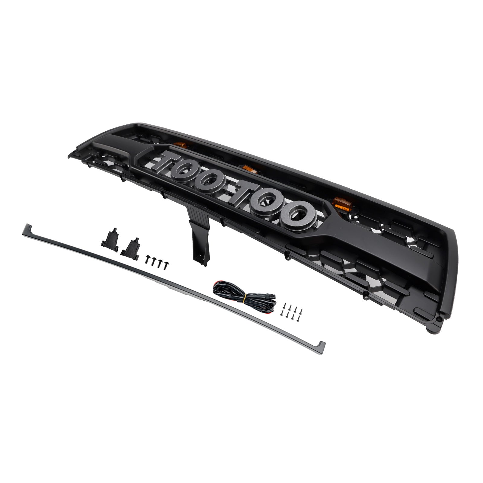 1996-2000 Toyota 4Runner With Led Matte Black Front Bumper Grill Grille