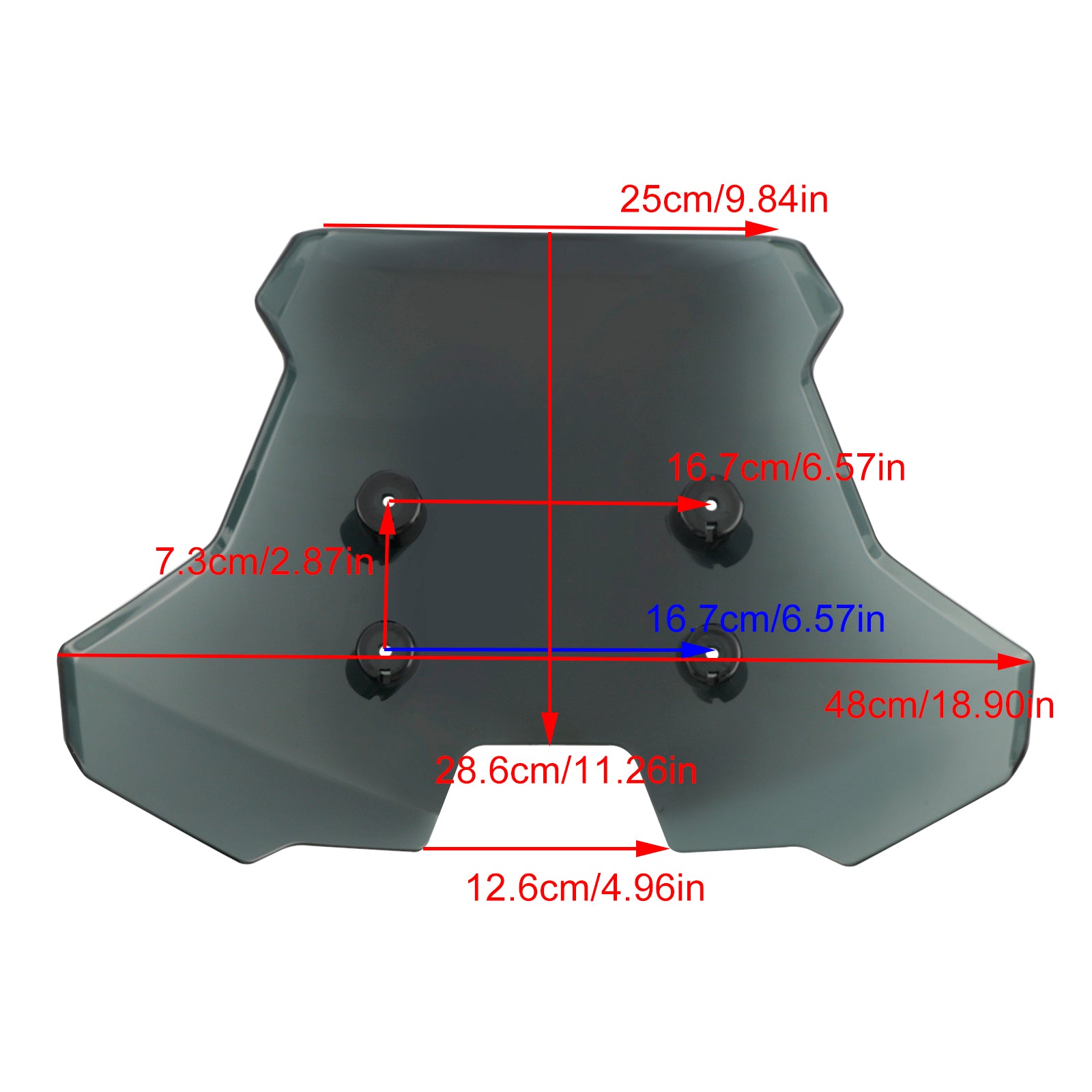 Windshield WindScreen fit for Suzuki V-STROM 800/DE/DE ADV/Touring 2023-2024