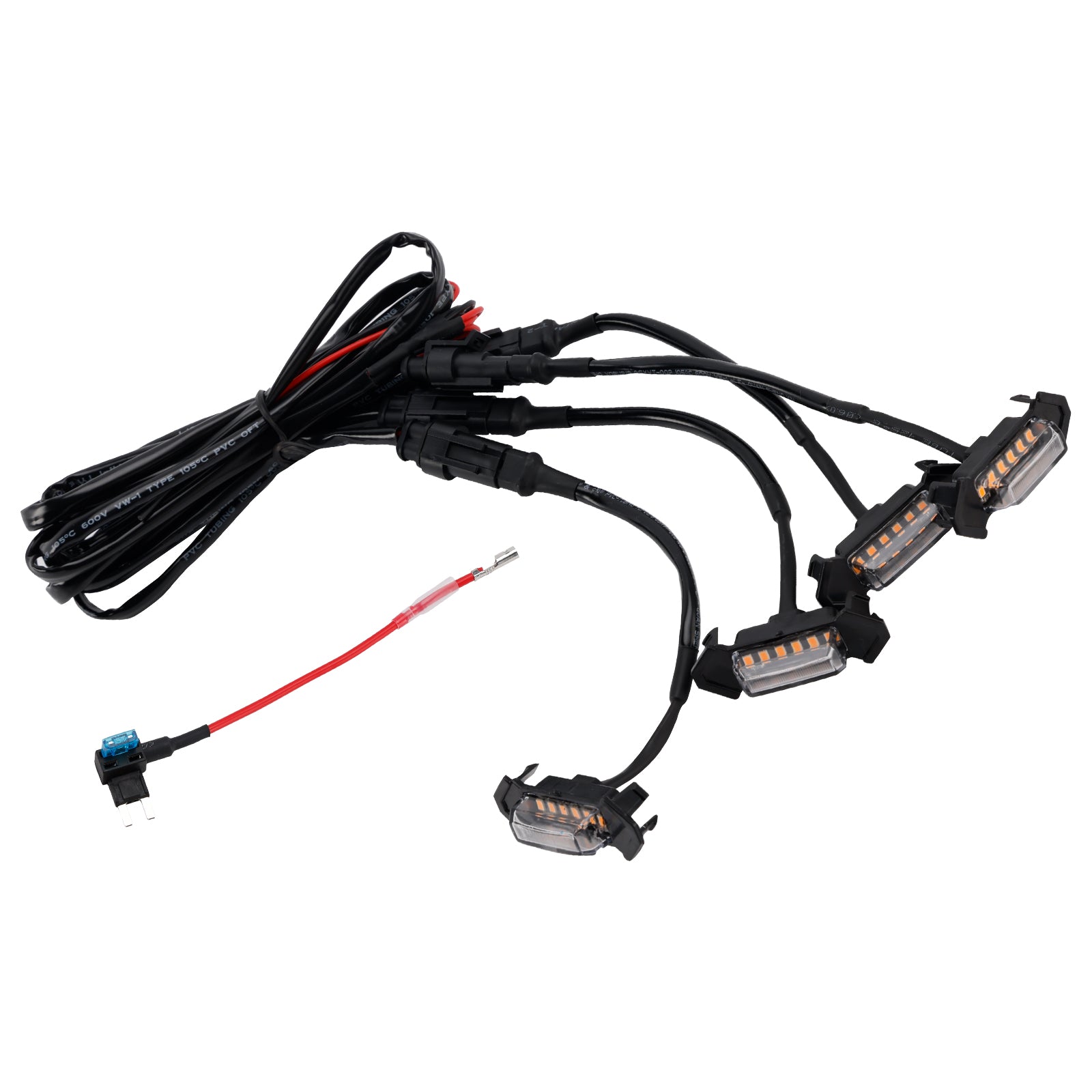 2016-2023 Toyota Tacoma Lens Clear Lens âmbar grade frontal LED Kit de luz LED