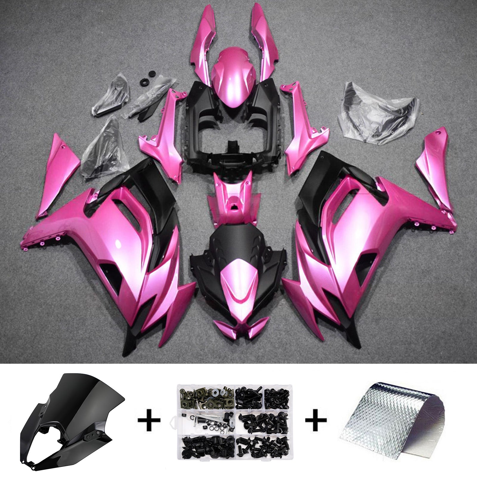 Injection Fairing Kit Bodywork ABS fit For Kawasaki ER-6F Ninja650 2020-2025