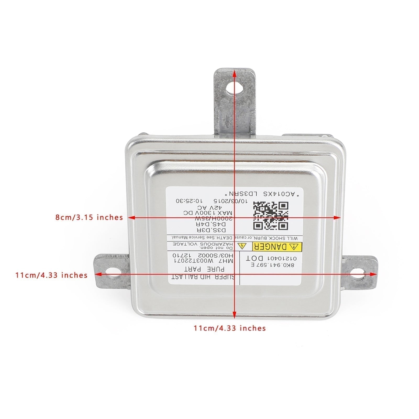 2010-2014 Audi A8 S8 A8L Hid Xenon koplampbalastregeleenheid 8K0941597E