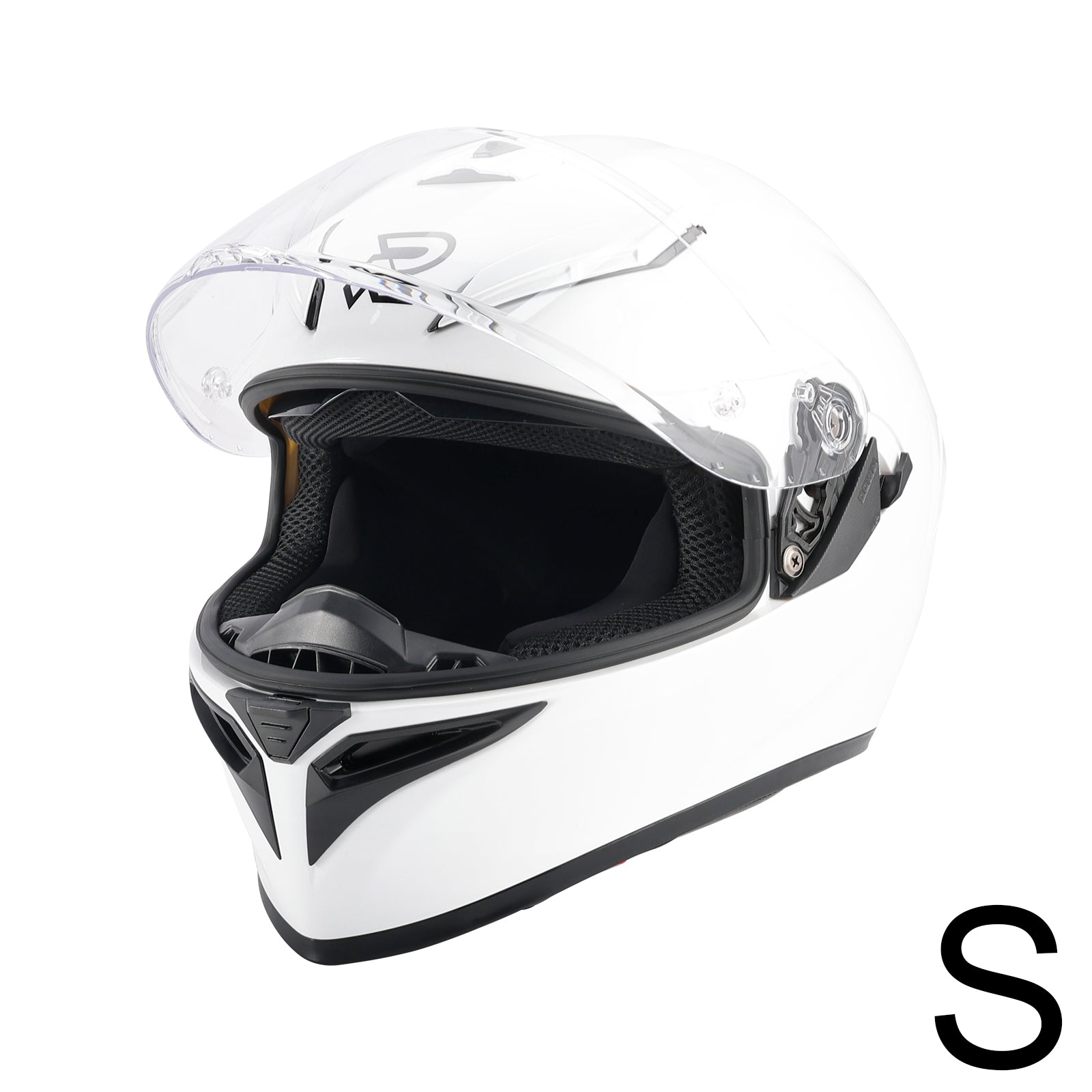 DOT Motorcycle Helmet Adult Street Full Face White