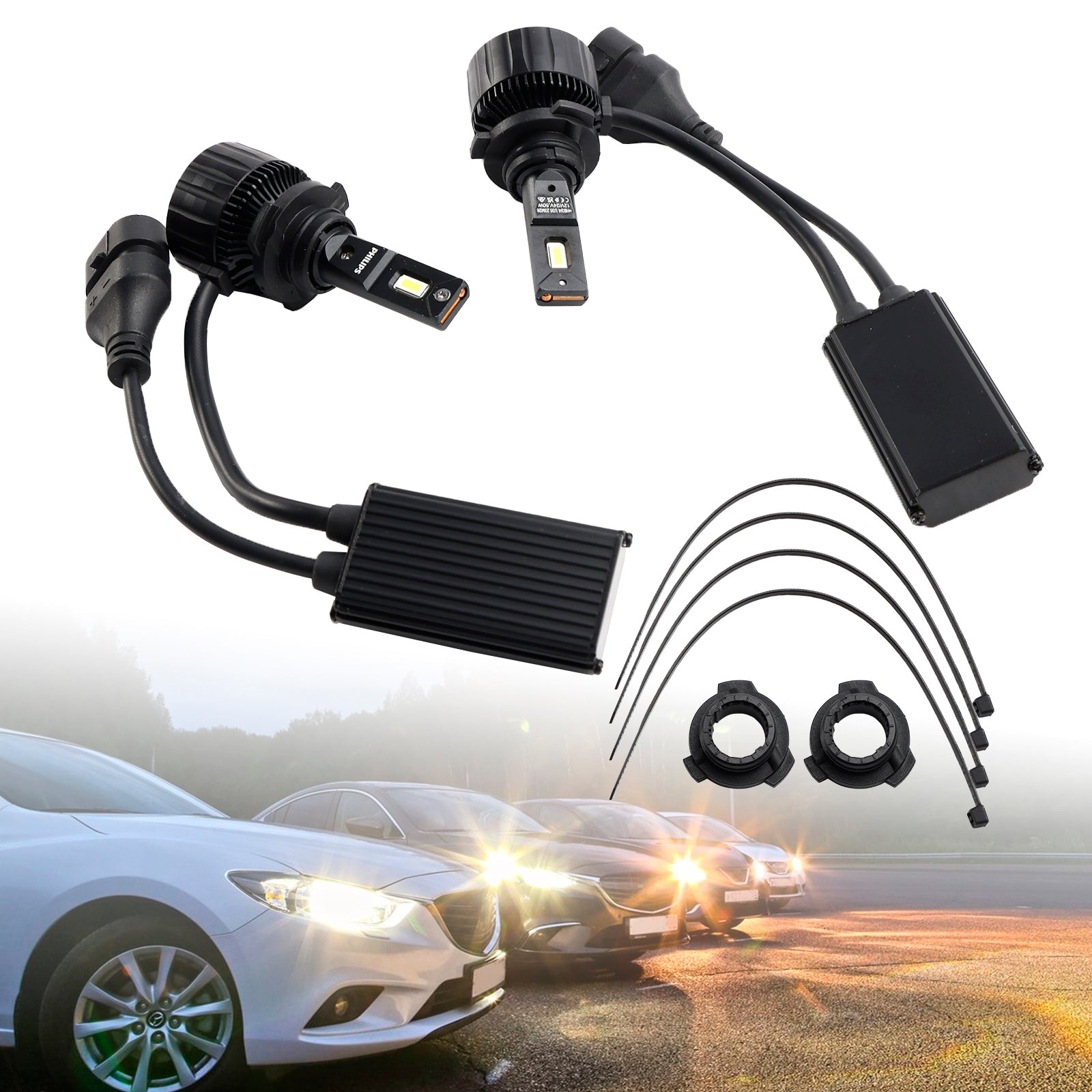 Svetlo auta LED-HL Ultinon Rally3551 9005/6 HB3/4 12/24V 50W 6500K pre Philips