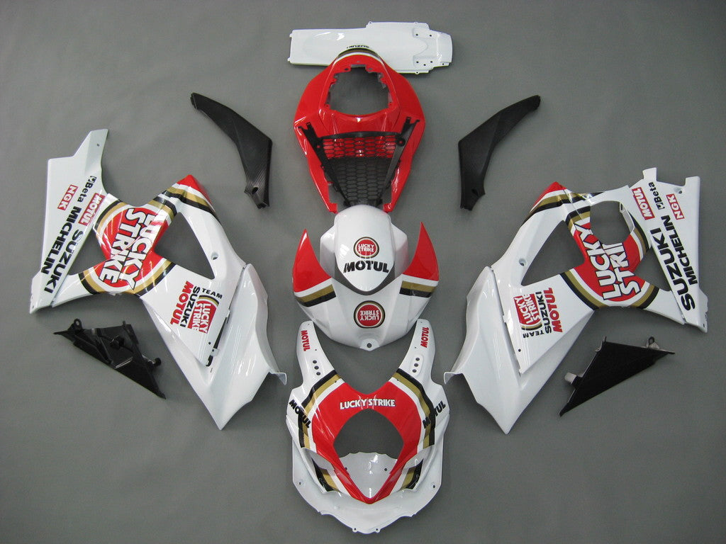 2007-2008 GSXR1000 Carénage de carrosserie rouge ABS Ensemble de plastiques moulés par injection générique