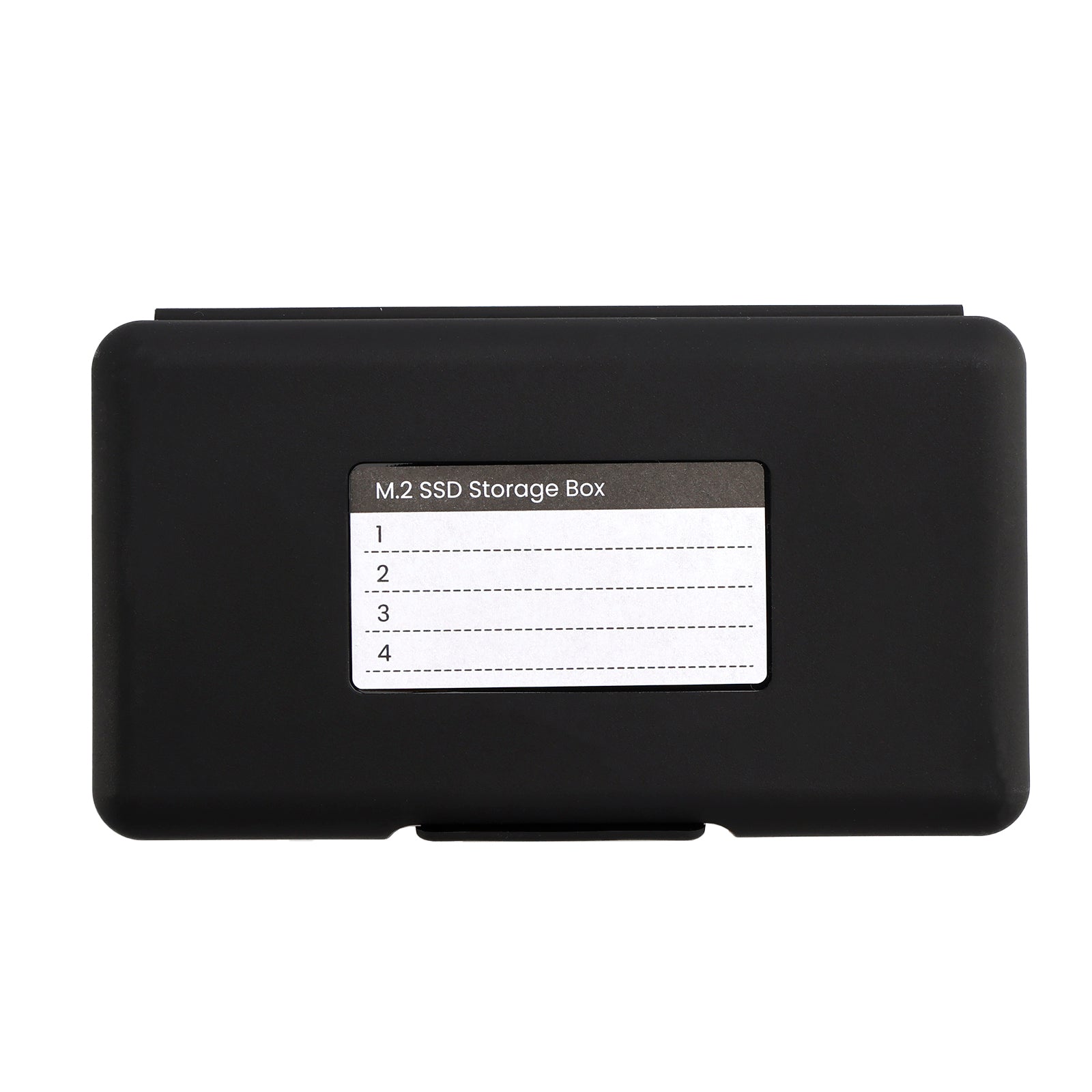 Caja de protección de disco duro M2, caja de unidad de estado sólido, resistente al agua, a prueba de golpes, color negro