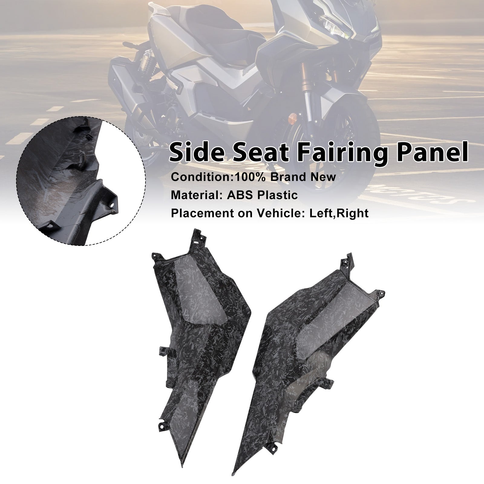 2022-2025 Honda ADV 350 Seat Side Cover Panel Fairing Cowl