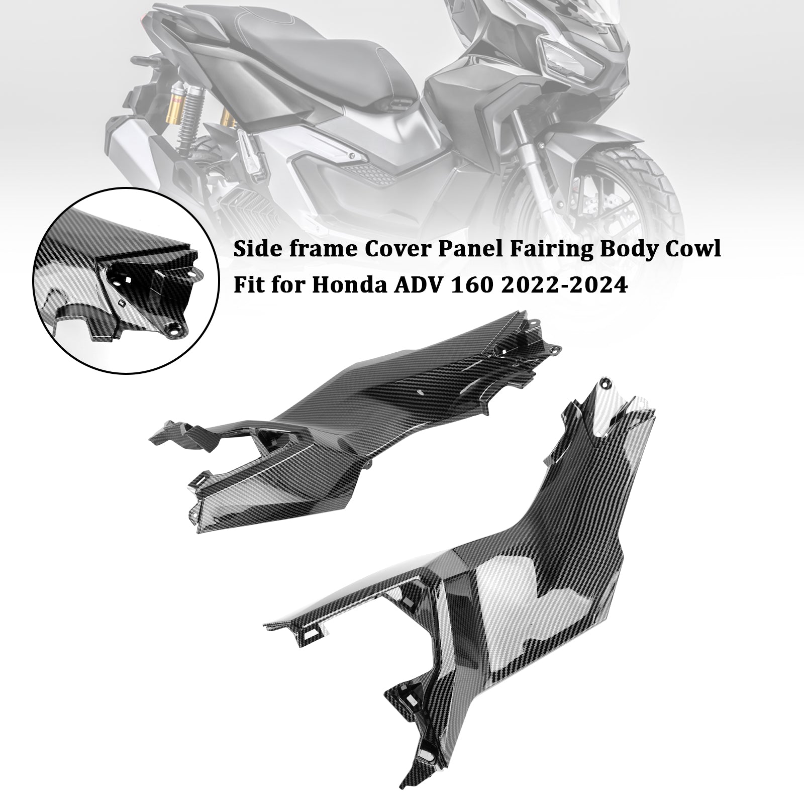 2023-2024 Honda ADV 160 Side frame Cover Panel Fairing Body Cowl