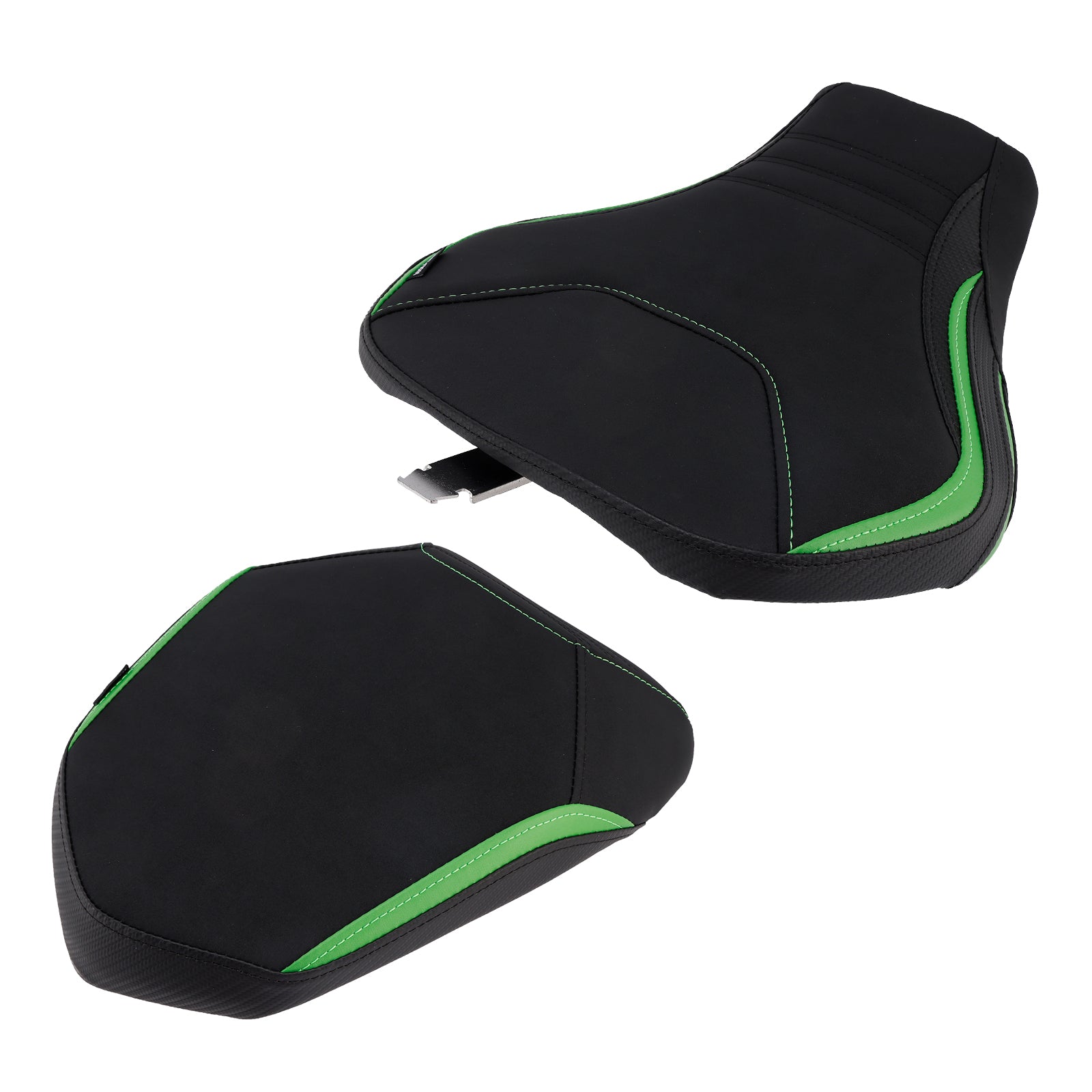 Front&Rear Raider Passenger Cushion Kit Green1 For Kawasaki Ninja H2 Sx 22-25