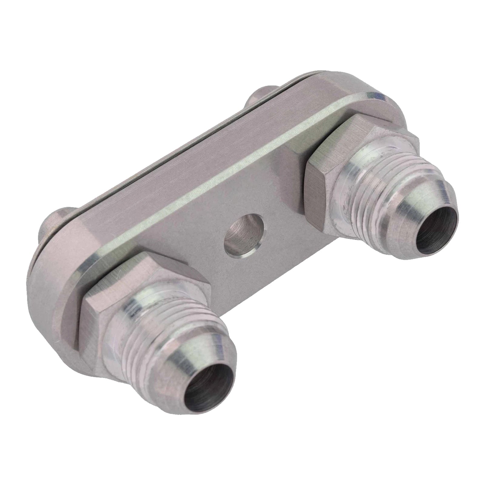 6L80E 6L90E 8L90E Transmission Cooler Line Adapter Plate with 8AN Fittings Seal