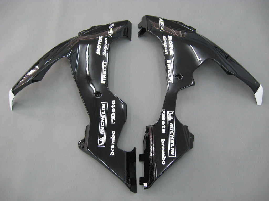 2004-2006 Yamaha YZF-R1 Black White Racing Fairings Generic