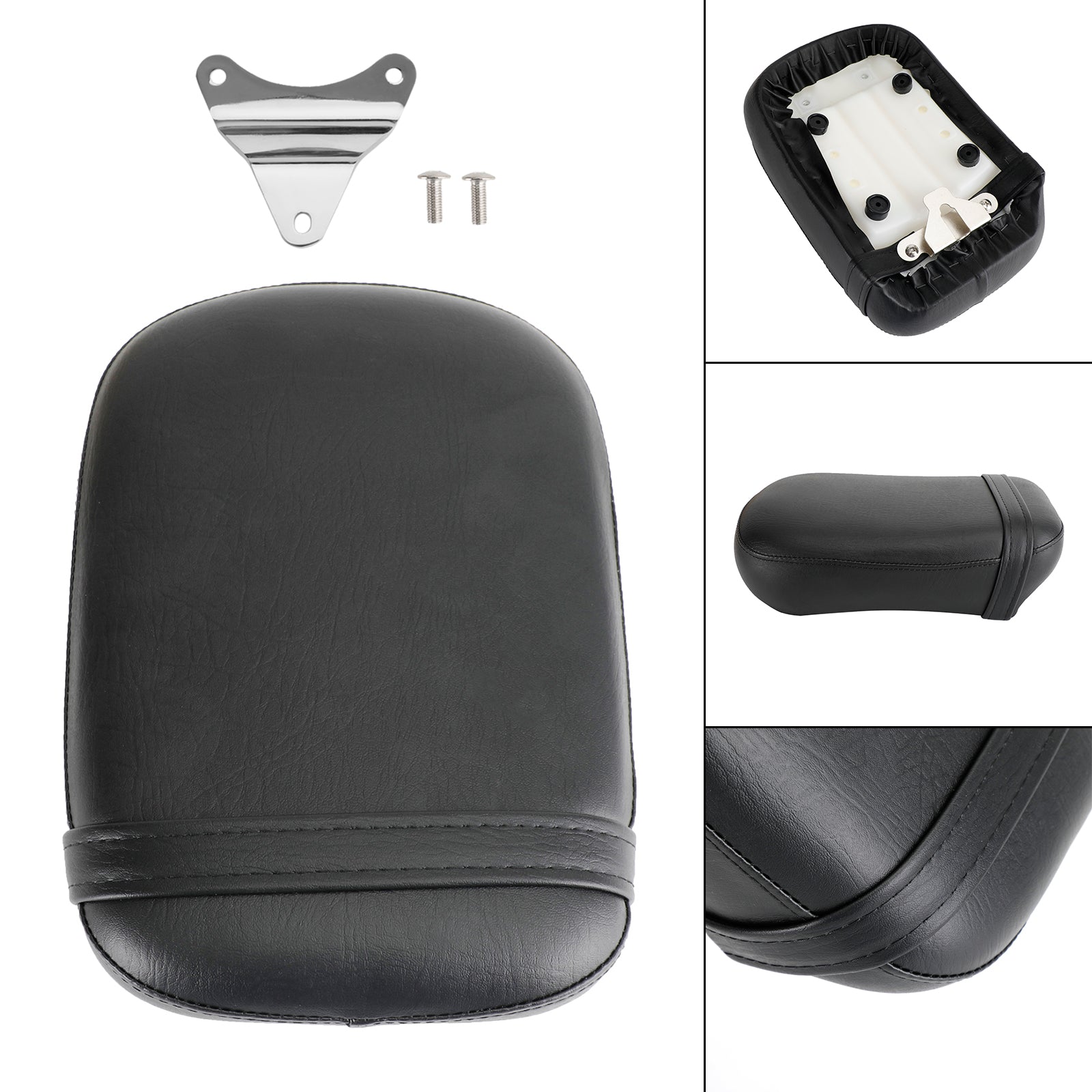 Rear Passenger Seat Cushion Pu Pillion Flat For Honda Shadow Aero Vt750C 04-13