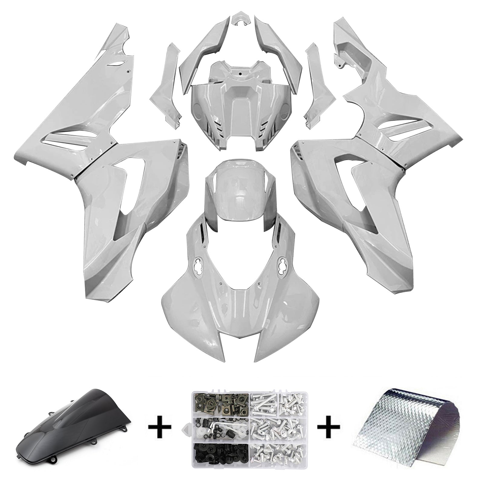 Kit de carénage d'injection Honda CBR1000RR-R 2020-2023, carrosserie en plastique ABS