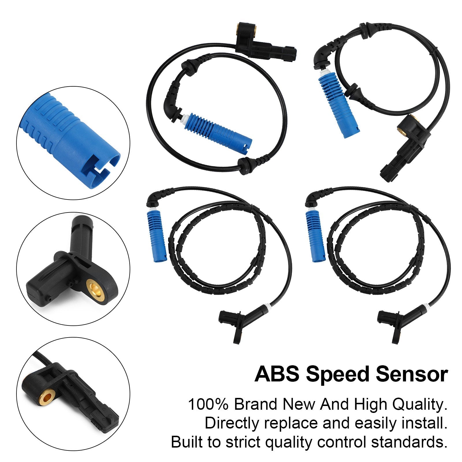 2001-2005 BMW 330I 4 ABS Wheel Speed Sensor Front Rear Left&Right