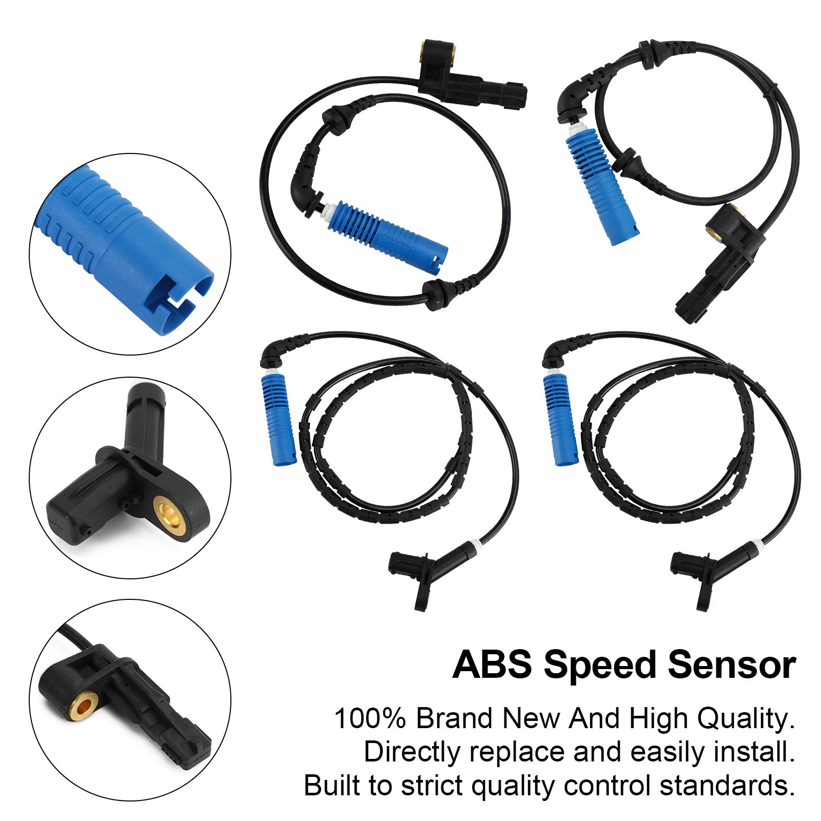 2002 - 2006 BMW 325CI 4 ABS Wheel Speed Sensor Front Rear Left&Right