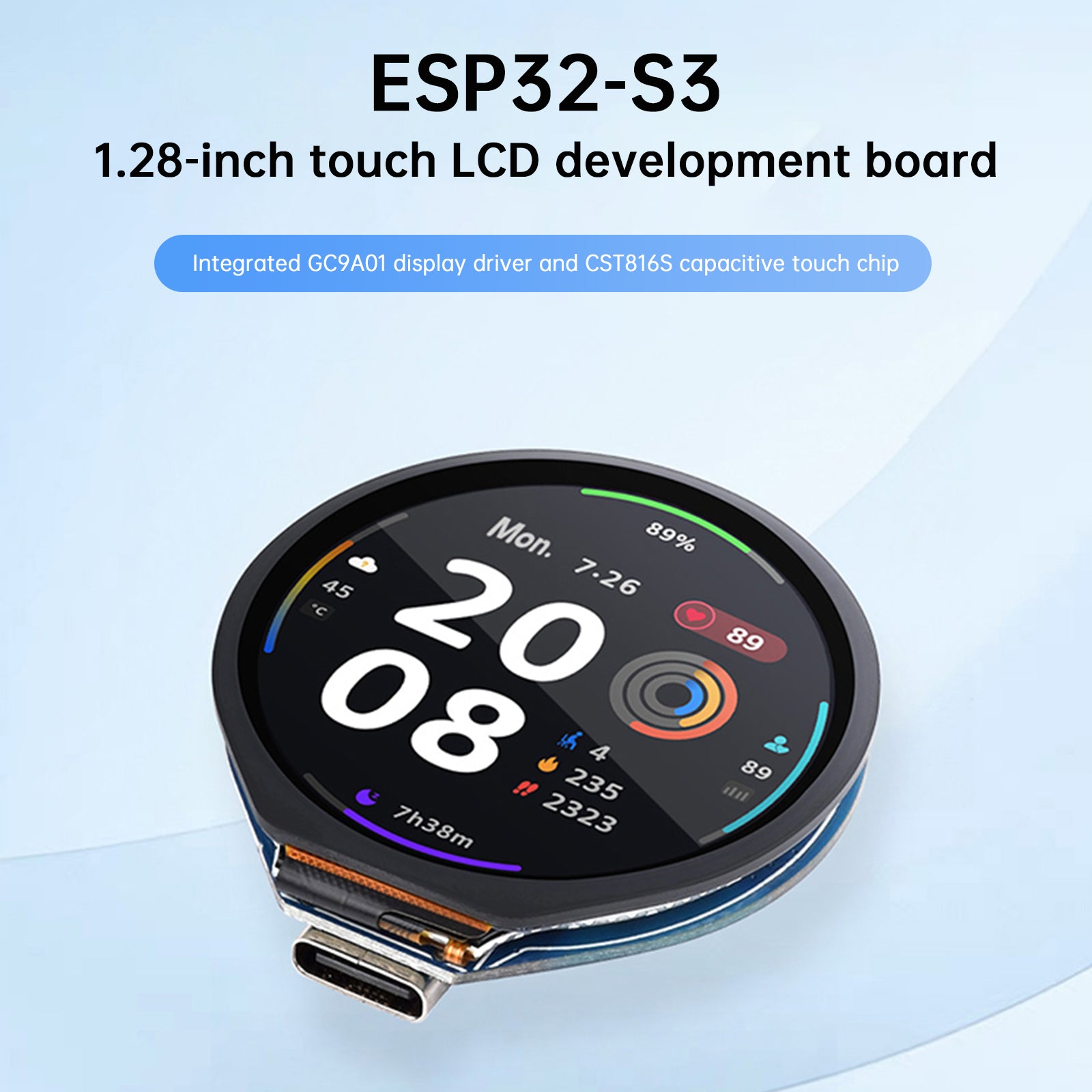 ESP32-S3 Development Board Capacitive Touch Screen Dual-Core Processor Bluetooth