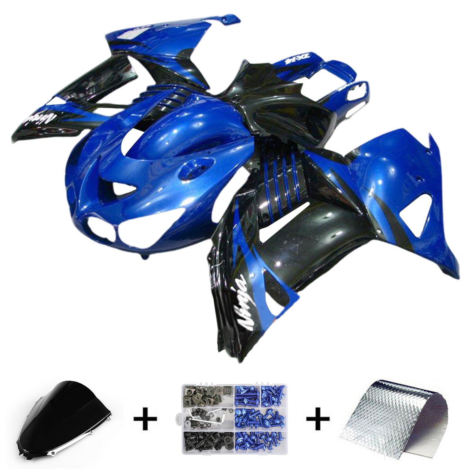 2006-2011 Kawasaki ZX14R ZZR1400 Injection Fairing Kit Bodywork