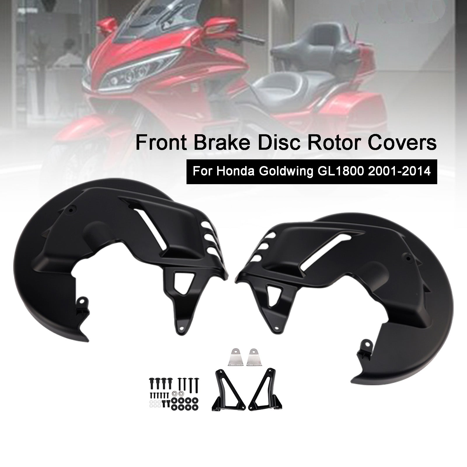 Front Brake Disc Rotor Covers For Honda Goldwing GL1800 F6B 01-15