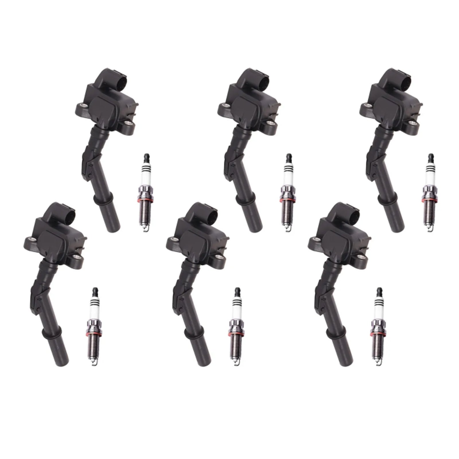 2012-2017 Mercedes-Benz S550 V8 4.7L Ignition Coil +Spark Plug UF741 6pcs 2769063700